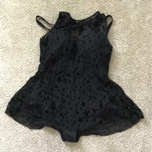 Women's Black Star Mesh swimsuit torrid 0 nwt - Picture 11 of 13